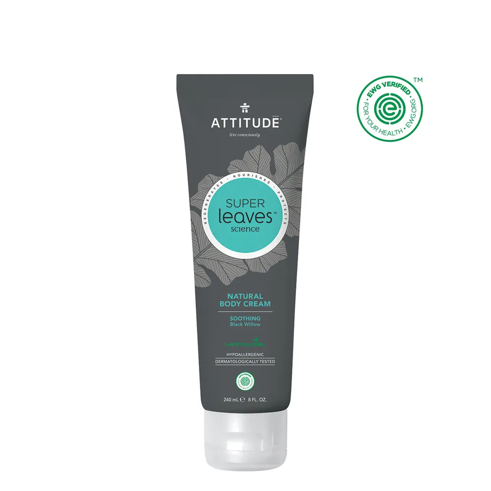 Attitude Super Leaves Men Soothing Body Cream Black Willow 240ml